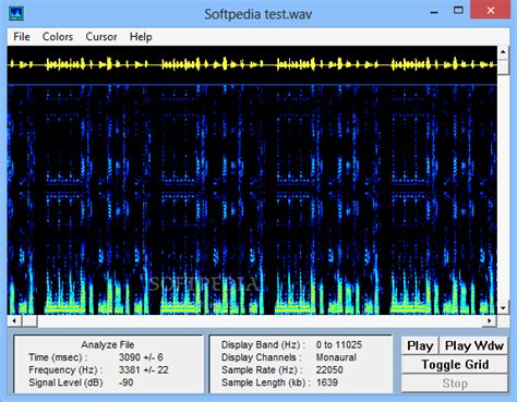 Spectrogram Download Free (Windows) 4.12 Softpedia.