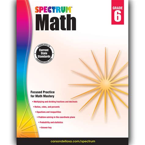 Spectrum Math Workbook Grade 6 Answer Key Pdf vescyntdesign