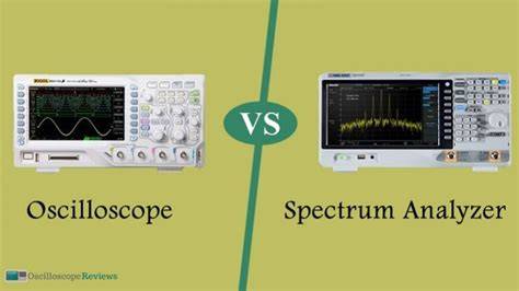Spectrum analyzer vs oscilloscope.  On the other hand, an oscilloscope is indispensabl...