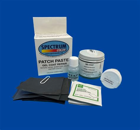 Spectrum gelcoat repair kit.  We do not offer all three sizes for every spec...