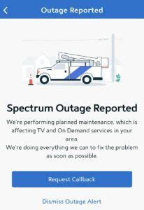 Spectrum internet outage.  See if Spectrum is down or it's just you.  Problems with your TV...