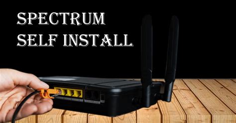 Spectrum self install kit. To self-install Spectrum Internet, you need a Spectrum self-install kit and an active coaxial cable outlet. Spectrum provides step-by-step instructions on their YouTube channel for connecting the coax cable, modem power cord, Ethernet cable, and WiFi activation. They also offer the option to use their pre-configured WiFi router or use your own. 