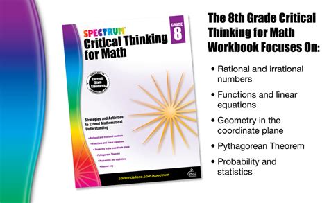 Full Download Spectrum Critical Thinking For Math Grade 8 By Spectrum