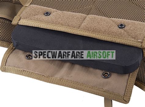 Specwarfare Airsoft. FLYYE EVA Soft Armor Plate (Black)