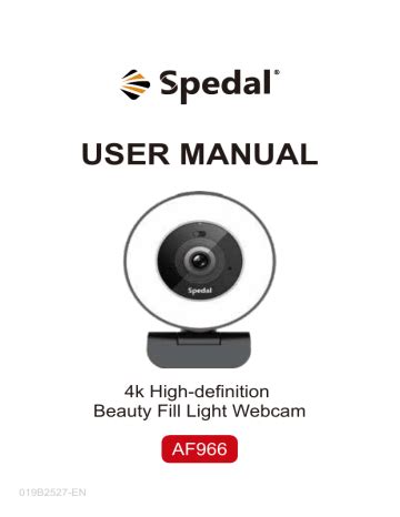 Spedal AF966 4k High-Definition Beauty Fill Light Webcam User …