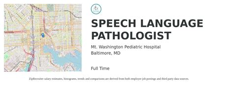 Speech Language Pathologist Job in Baltimore, MD at Blue Point ...