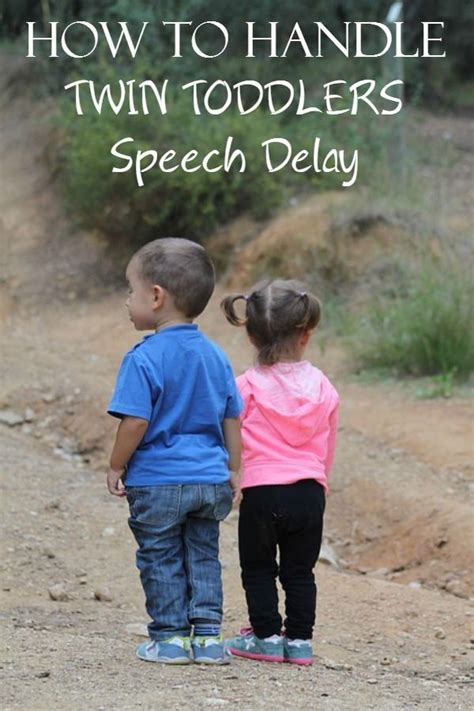 Speech delay in twins. For example, if your twins are born prematurely as compared to the average 36 to 38 weeks of the twin pregnancy, they may have more complications. There are several common developmental delays in twins. These include physical development, speech, social, and cognitive abilities. Don’t worry too much about the twins’ developmental delays. 