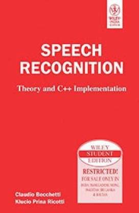 Download Speech Recognition Theory And C Implementation By Claudio Becchetti