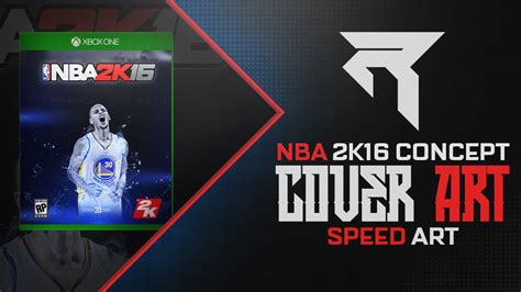 Speed Art NBA 2k16 Cover Art Concept (I LEFT RED) By Rated