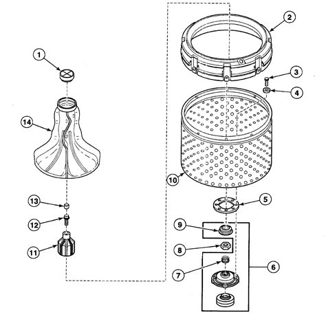 Speed Queen Commercial Washer SWT820WN Parts Parts Dr