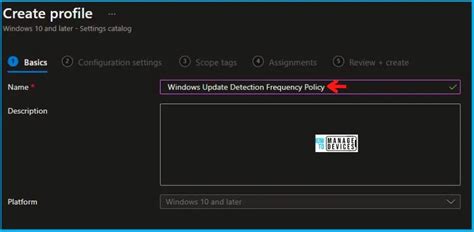 Speed Up Windows Update Detection Frequency Policy Using Intune