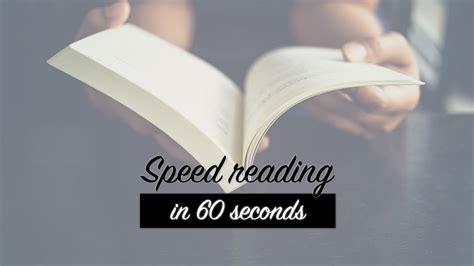 Full Download Speed Reading In 60 Seconds 100 Oneminute Speed Reading Sprints By David          Butler
