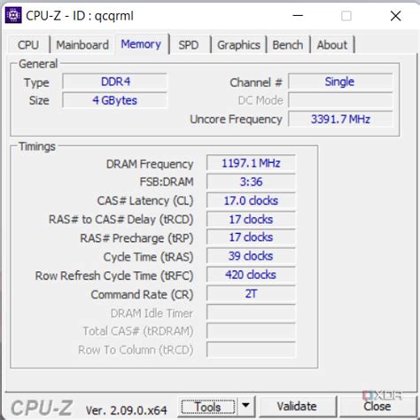 Speedns Latency True Memory Latency ns 