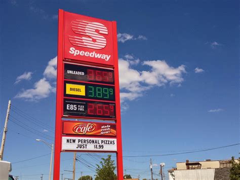 Speedway gas station gas prices. Speedway in Avon, IN. Carries Regular, Midgrade, Premium, Diesel, E85. Has C-Store, Pay At Pump, Air Pump, ATM. Check current gas prices and read customer reviews. Rated 4.6 out of 5 stars. 