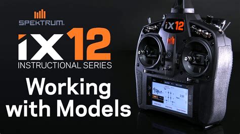 Spektrum ix12 firmware update.  Transfer model setup data from an 'old' tran...