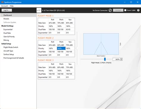 Spektrum programmer no device connected.  I have the cable for the aud...