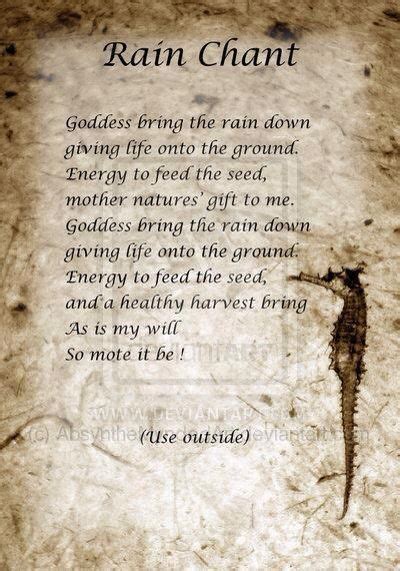 Spell To Bring Rain - Shirleytwofeathers.com