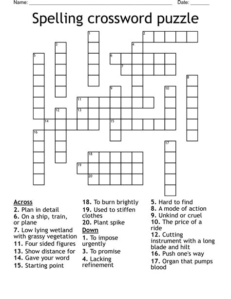 Spelling word crossword puzzle maker.  Fresh puzzles every day, no paywall.  Create...