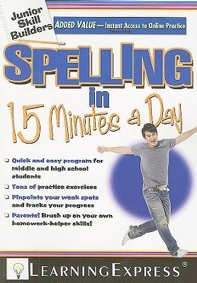 Download Spelling In 15 Minutes A Day With Access Code By Learningexpress