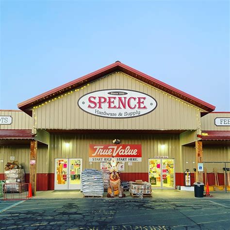 Spence hardware. Spence hardware opened it’s doors in 1995. Locally owned and operated, it is the creation of Brian Spence’s desire to combine his passions for farming, tools, power equipment, and hardware. It is in the Spence family’s nature to always help others and that is what Spence Hardware is all about. 
