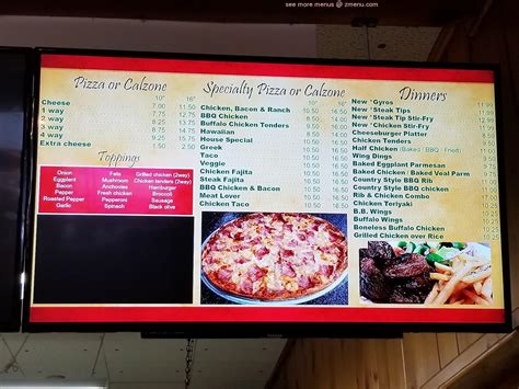 Menu items and prices are subject to change without prior 