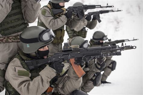 The Russian special forces, or Spetsnaz (lit. "troops of special purpose"), were a force that first came to the attention of the West during the height of the Cold War, in the early-1970s.There were thought to be some 30,000 Spetsnaz soldiers, specialised in demolitions, assassination, paradrops and midget submarines.. The Spetsnaz were a closesly-guarded secret within the Warsaw Pact nations .... 