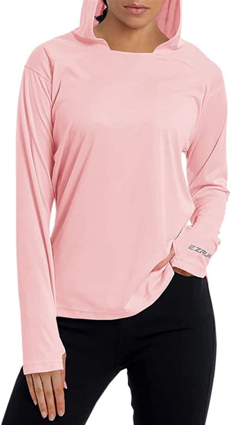 Spf clothes. Women's UPF 50+ Sun Protection Shirts SPF Jacket UV Cooling Hoodie Long Sleeve Summer Clothing for Outdoor Hiking. 4.6 out of 5 stars 521. 50+ bought in past month. $29.99 $ 29. 99. 8% coupon applied at checkout Save 8% with coupon (some sizes/colors) FREE delivery Thu, Mar 14 on $35 of items shipped by Amazon. 