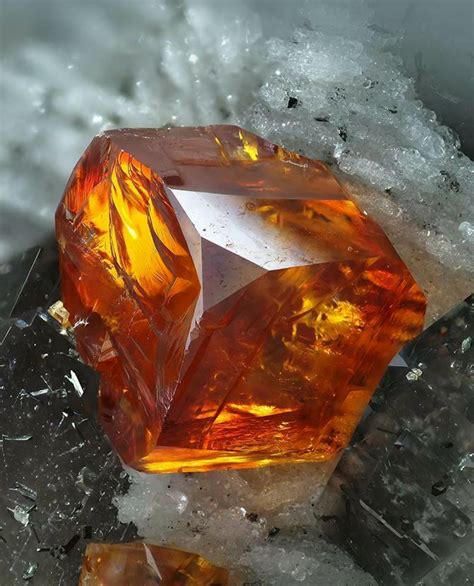Sphalerite occurs in many colors, including green, yellow, orange, brown, and fiery red. With a dispersion over three times that of diamond and an adamantine luster, faceted specimens make beautiful additions to gem collections. However, they’re too soft for most jewelry uses.