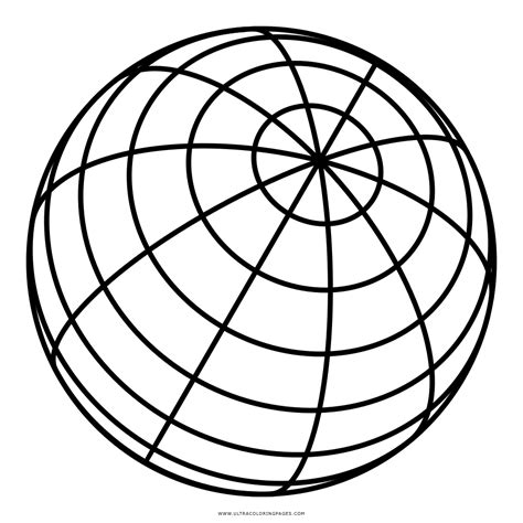 Sphere Coloring Page Ultra Coloring Pages