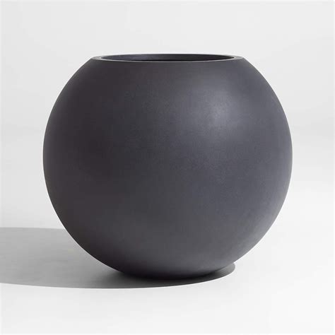 Sphere Large Dark Grey Indoor/Outdoor Planter - Pinterest