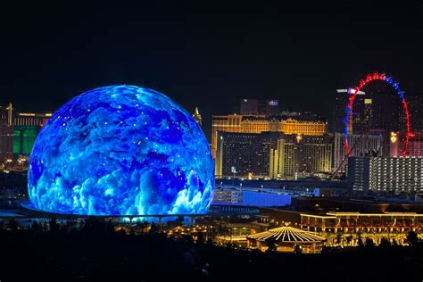 Sphere las vegas photos. The Las Vegas Sphere is the largest spherical structure on Earth, featuring a 580,000-square-foot display, the largest LED screen in the world. … 