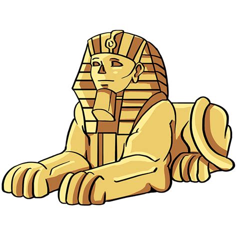 Sphinx Egypt Drawing