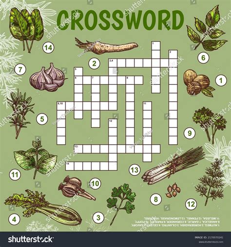 Spice crossword. The Crossword Solver found 30 answers to "Thai Ginger like spice", 5 letters crossword clue. The Crossword Solver finds answers to classic crosswords and cryptic crossword puzzles. Enter the length or pattern for better results. Click the answer to find similar crossword clues . Enter a Crossword Clue. A clue is required. 