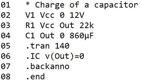 Spice netlist. .  ...