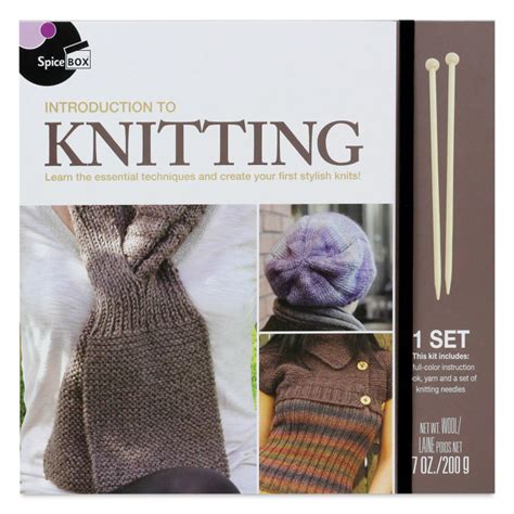 SpiceBox Introduction to Knitting Kit BLICK Art Materials