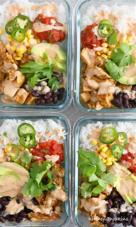 Spicy Chipotle Chicken Burrito Bowl KITCHEN