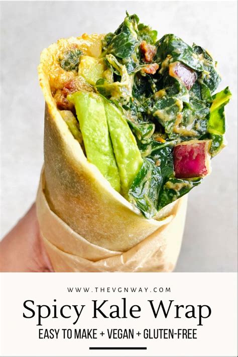 Spicy Kale Wraps Lipstick Alley