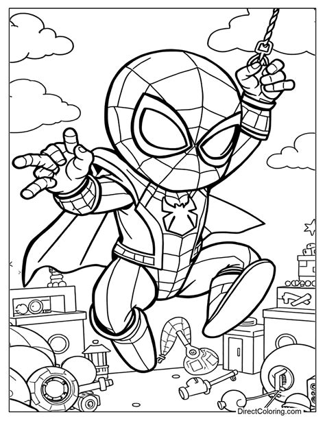 Spider Man Coloring