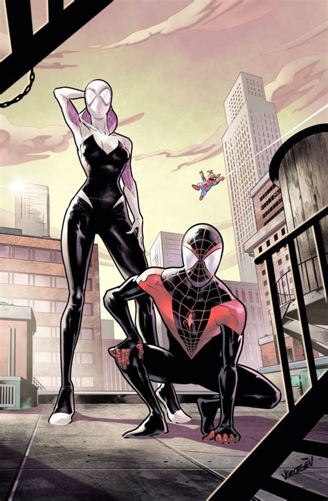 Spider gwen stacy visiting miles in his room [magmallow]. Apr 25, 2023 · Upset, he sits on his bed, and he notices his sketch book open while doing so – looking at a drawing he did of Gwen Stacy a.k.a. Spider-Woman (Hailee Steinfeld). He throws on a pair of ... 