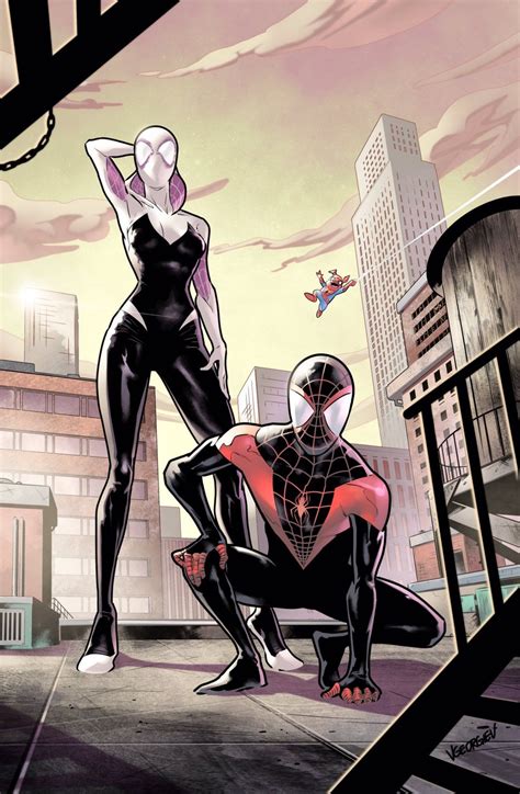 Monate vergingen und Gwen Stacy und Miles Morales haben sich von dem Kampf gegen Gwenom und Miguel O'Hara erholt. Doch von einer Niederlage lässt sich Spider-Man 2099 nicht aufhalten. Mit einem ungewöhnlichen Verbündeten setzt er alles daran, seine Plänen Taten folgen zu lassen, um das Spider-Verse zu retten.. 