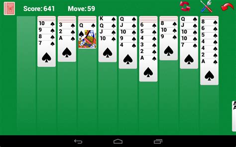 Spider is one of many versions of solitaire games. The main objective of the game is to arrange a suit sequence descending from king to ace with the king on top of the pile. In other words, this game requires you to assemble the 13 cards of a suit. Spider solitaire consists of 2 packs of cards. Therefore, the total cards you will have in a game .... 
