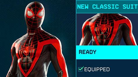 Spider-Man 2: Miles Classic Suit: A Timeless Masterpiece