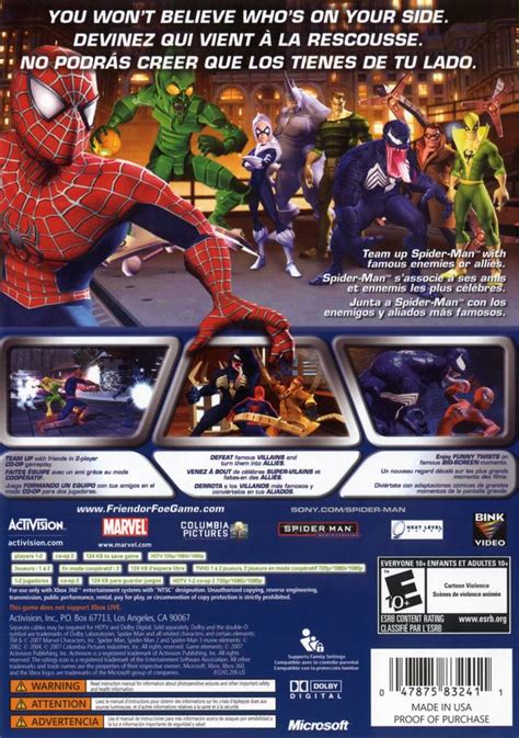 SpiderMan Friend or Foe Box Shot for PSP GameFAQs