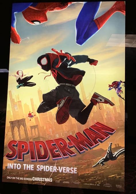 SpiderMan Into the SpiderVerse movie poster at AMC Spiderman