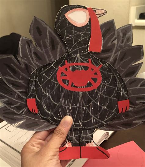 SpiderMan Turkey in Disguise Project Into the Spiderverse!! Diy