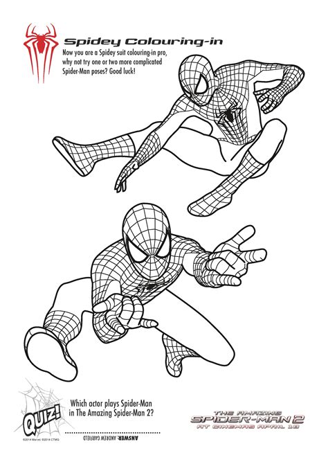 Spiderman Coloring Printables