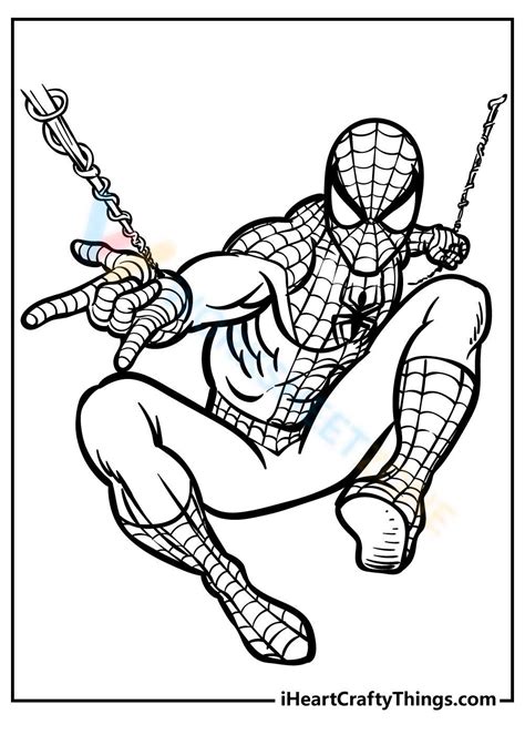 Spiderman Coloring Sheets To Prin