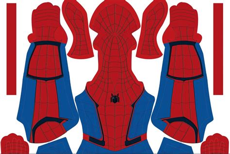 Spiderman Costume Template