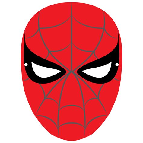 Spiderman Face Printable