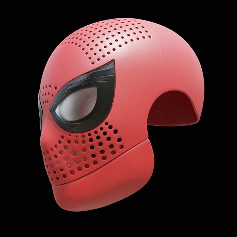 Customized Far From Home Mask Spiderman Upgraded Version Tom Holland  Spiderman Mask Wearable Movie Props Replica Wearable Mask 